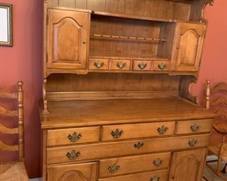 #2 Hartford House China Cabinet w/Hutch 53x20x35-72 (2 pcs.) $175.00