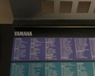 #8 Yamaha Keyboard PSR185 on stand 37"Long on Table 4 plus octaves $50.00