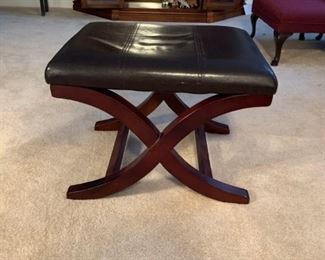 #14 Threshold Cross Leg Bench Stool $30.00