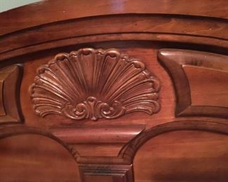 #21 Bassett Dresser w/Hutch w/7 drawers 58x19x33-83 (2 pcs.) $175.00