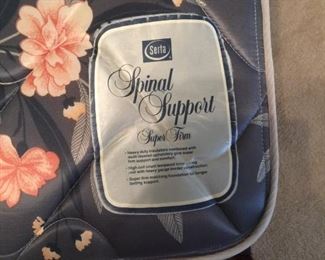 #23 Serta Spinal Support Queen Mattress/Box springs $75.00