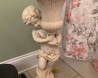 #38 Cherub Statue 22" tall $25.00