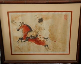 [94] FRAMED COPY OF A  CAVE PAINTING  $45.00
