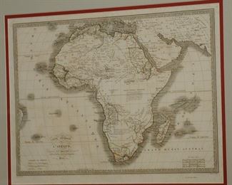 [73] EARLY MAP OF THE AFRICAN CONTINENT   $125.00