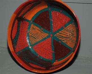[70] POLYCHROME BOWL FROM AFRICA  $80.00