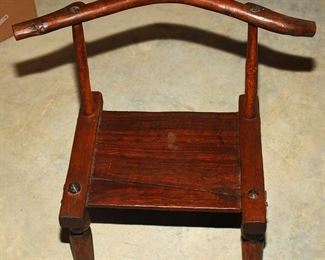 [10] ANTIQUE AFRICAN TRIBAL WOODEN CHIEFS CHAIR   $300.00  [LOCAL PICK UP ONLY]
