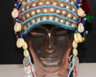 [97] THAILAND TRADITIONAL CEREMONIAL HEADRESS OF AKAH HILL TRIBE  $45.00