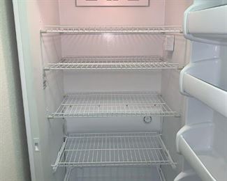 COLD Upright Frigidaire 20.3 CF Frost Free Freezer with Temperature Alarm