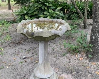 Concrete Bird Bath