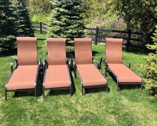 Sunbrella lounge chairs