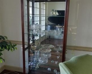 glass display cabinet