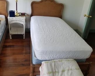 pair of these antique twin beds