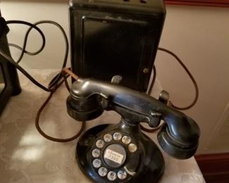 antique telephone