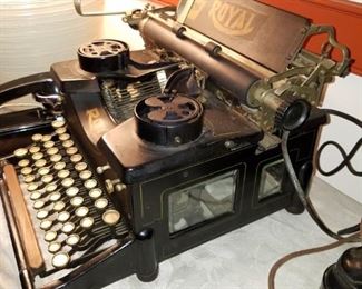antique typewriter