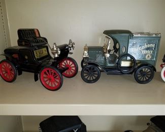 collection of Jim Beam decanters