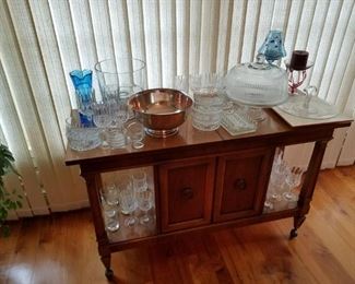 vintage server cart