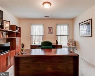 complete home office furniture and supplies. Desk $110.00 BUYER BRINGS HELP TO LOAD/MOVE.