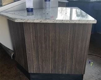Corner Cabinet With Granite Top