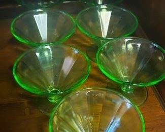 Uranium Glass, Glow in the Dark,  Depression Glass, Vaseline Glass