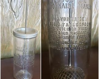 wesson oil vintage mayonnaise maker, vintage kitchen items