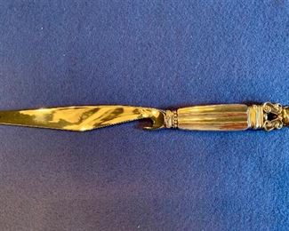 $175 Georg Jensen "Acorn" Cheese /Bar Knife with bottle opener.  