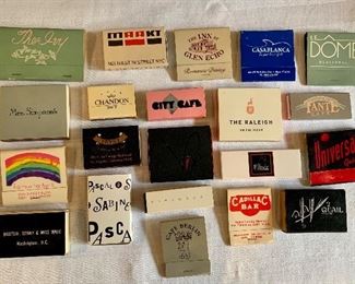 $20 for all Collection of vintage matches.  Lot 1.