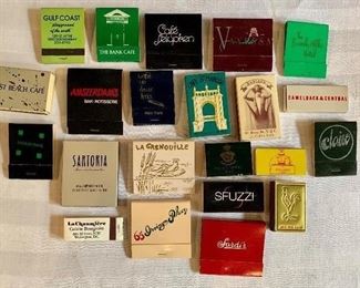 Collection of vintage matches.  Lot 2.