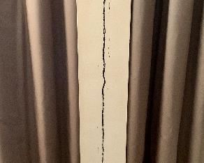 $420 Peter Tascarella "Untitled", 1998.  Wood, ink sculpture.  36 in x 4 in x 4 in. 