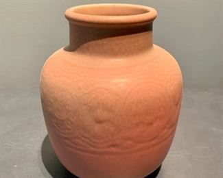 $130  Rookwood Pottery, 1926.  Salmon vase.  Matte finish.