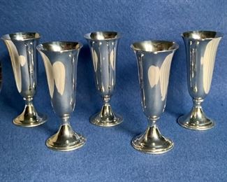 Set of 5 Watrous Sterling Silver Cordials Vintage silver cordials
65g total
$50