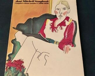 $14 Joni Mitchell Songbook Complete volume number 1 (1966-1970) published 1974 Siquomb 12”H 9”W