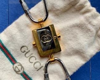 $95 Vintage Gucci key ring With bag
With valet key
