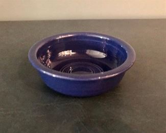 $5 Vintage Fiestaware blue bowl 5”D