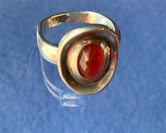 $80 Robert Lee Morris Sterling Ring Approx size 8
Marked “925”; “Thailand”;”RLM Studio”
