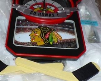 BLACK HAWKS   WALL CLOCK   NEW