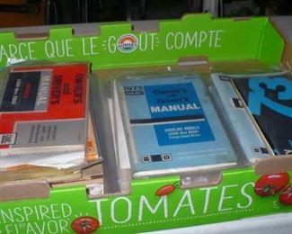 CAR AND TRUCK MANUALS    SELLING ON MARCH 28