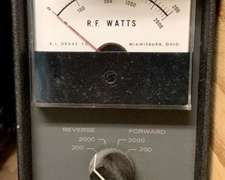 Drake W-4 SWR Wattmeter Excellent Condition!