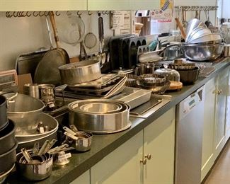 Our client is an exceptional cook and she is leaving behind a treasure trove of kitchen cooking tools, cookware, utensils, -- anything kitchen/cooking related.