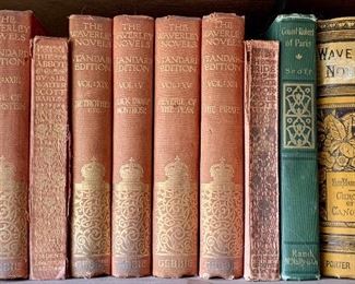 TONS of books - some rare and beautiful.