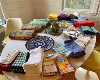 Wonderful linens - new and vintage - some handmade!