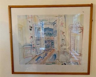 Raoul Dufy framed print