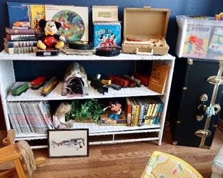 $20.00 Wicker Shelf - Footlocker/Trunk $25.00