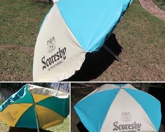 Vintage (Never Used) Patio Umbrella Scoresby Whiskey - $50