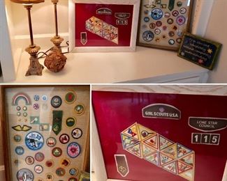 Framed Girl Scout Patches $20 & $25