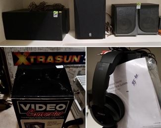 Sony Headphones - Speakers - Video Convertor