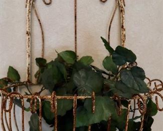 Vintage Wire Plant Hanging - $25