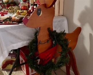 $20 - Wooden Reindeer
