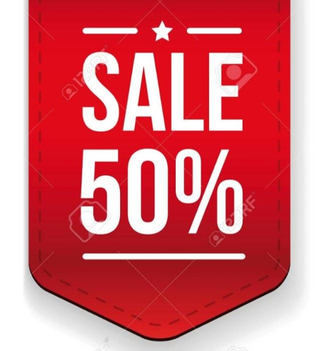 Huge 50% off Sale with $5.00 fill a bag! starts on 3/7/2020