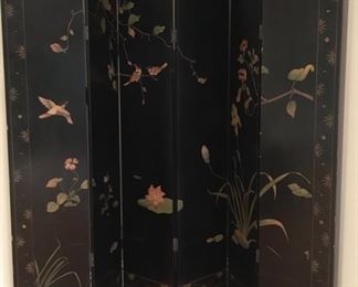 Such a Beautiful Carved and Painted Screen - 6 Panel