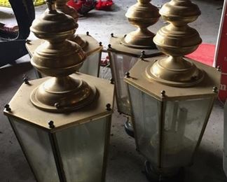$ Brass Exterior Lamps